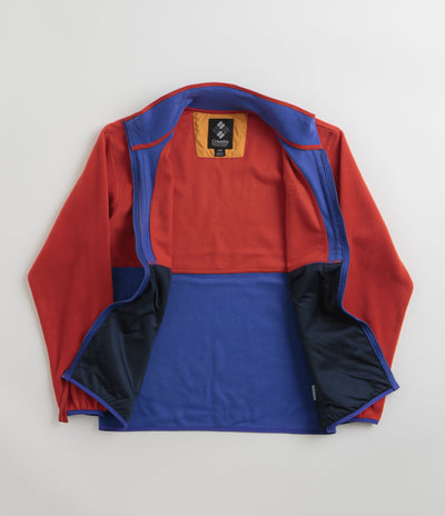 Columbia Backbowl II Full Zip Fleece - Sail Red / Clematis Blue