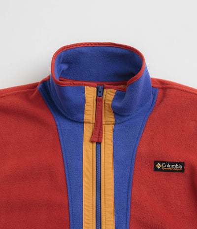 Columbia Backbowl II Full Zip Fleece - Sail Red / Clematis Blue