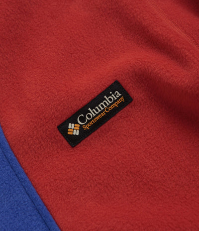 Columbia Backbowl II Full Zip Fleece - Sail Red / Clematis Blue