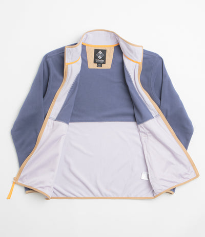 Columbia Backbowl II Lightweight Full Zip Fleece - Nocturnal / Lavender Pearl