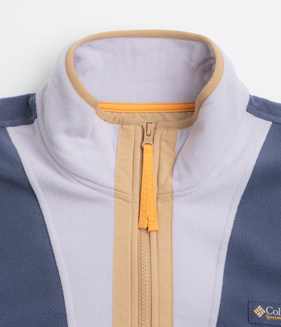 Columbia Backbowl II Lightweight Full Zip Fleece - Nocturnal / Lavender Pearl