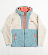 Columbia Backbowl Sherpa Hoodie - Dark Stone / Stone Blue