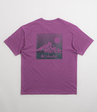 Columbia Black Butte Graphic T-Shirt - Razzle / Linear View