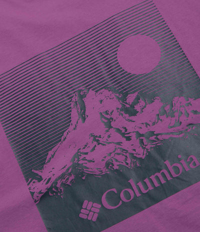 Columbia Black Butte Graphic T-Shirt - Razzle / Linear View