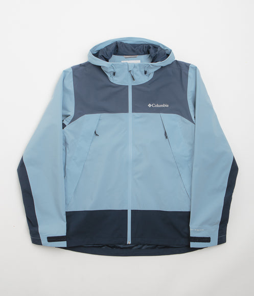 Columbia Boulder Falls Jacket - Ripple Blue / Dark Mountain / Collegiate Navy