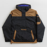 Columbia Challenger II Insulated Pullover Jacket - Black / Camel Brown thumbnail