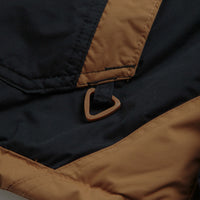 Columbia Challenger II Insulated Pullover Jacket - Black / Camel Brown thumbnail