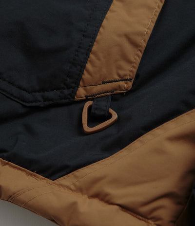 Columbia Challenger II Insulated Pullover Jacket - Black / Camel Brown