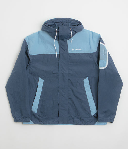 Columbia Challenger II Windbreaker Jacket - Dark Mountain / Ripple Blue