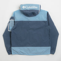 Columbia Challenger II Windbreaker Jacket - Dark Mountain / Ripple Blue thumbnail