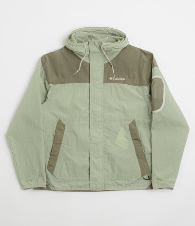 Columbia Challenger II Windbreaker Jacket - Safari / Stone Green