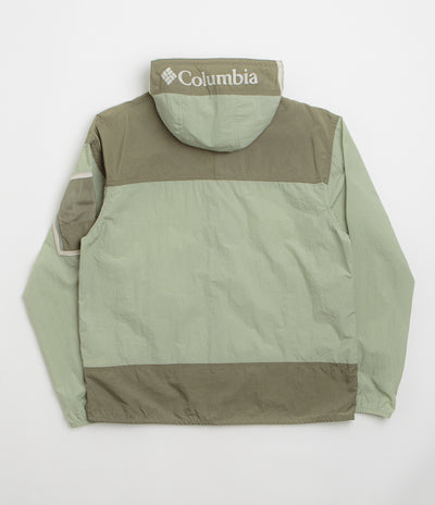 Columbia Challenger II Windbreaker Jacket - Safari / Stone Green