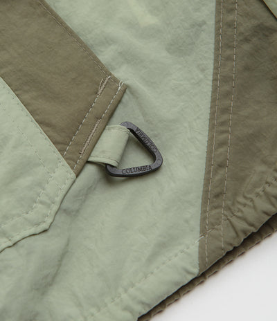 Columbia Challenger II Windbreaker Jacket - Safari / Stone Green