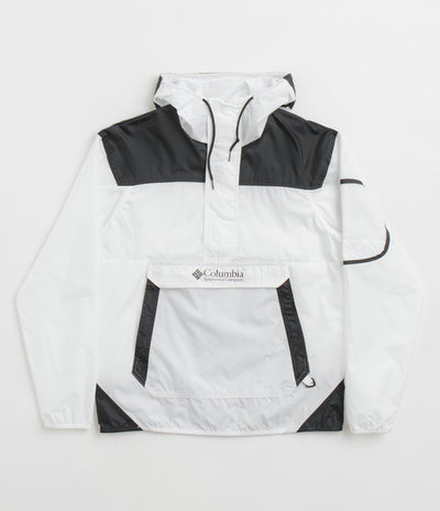 Columbia Challenger II Windbreaker Jacket - White / Black