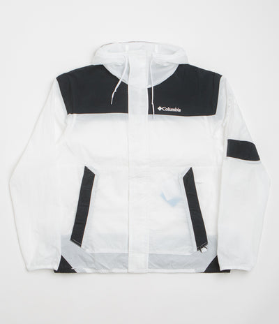 Columbia Challenger II Windbreaker Jacket - White / Black