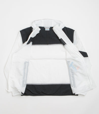 Columbia Challenger II Windbreaker Jacket - White / Black