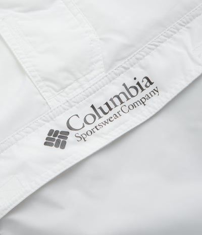 Columbia Challenger II Windbreaker Jacket - White / Black