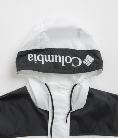 Columbia Challenger II Windbreaker Jacket - White / Black