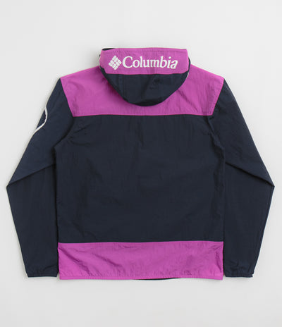 Columbia Challenger Windbreaker Anorak - Collegiate Navy / Razzle