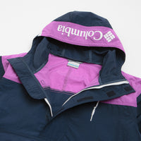 Columbia Challenger Windbreaker Anorak - Collegiate Navy / Razzle thumbnail