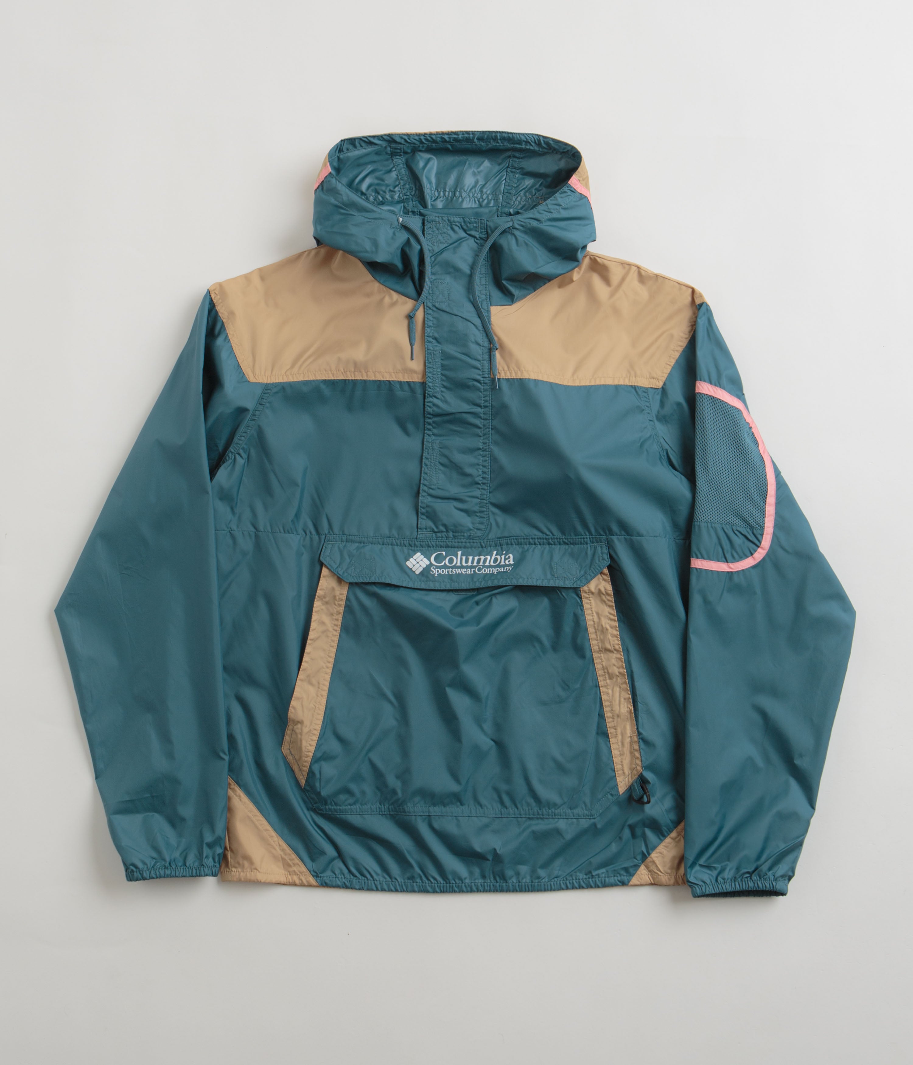 Half zip puffer on sale jacket