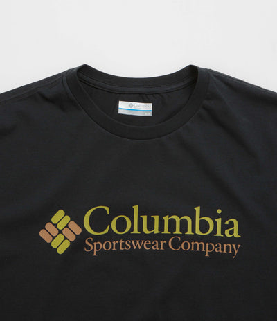 Columbia CSC Basic Logo T-Shirt - Black / CSC Retro Logo / White