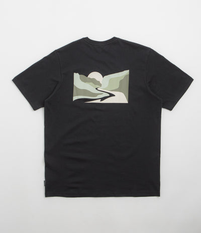 Columbia Explorers Canyon Back T-Shirt - Black / Trailscape