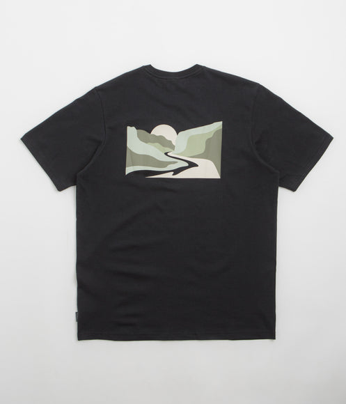 Columbia Explorers Canyon Back T-Shirt - Black / Trailscape