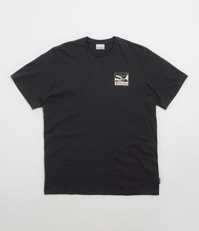 Columbia Explorers Canyon Back T-Shirt - Black / Trailscape