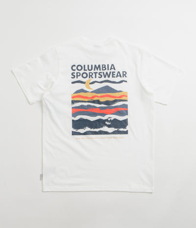 Columbia Explorers Canyon Back T-Shirt - White / Torn Moonscape