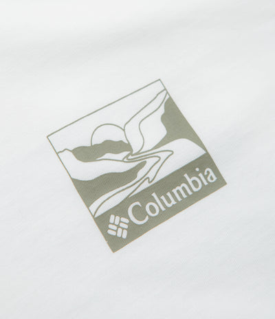 Columbia Explorers Canyon Back T-Shirt - White / Trailscape