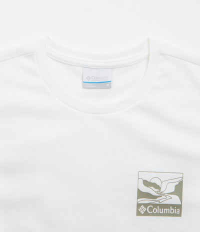 Columbia Explorers Canyon Back T-Shirt - White / Trailscape