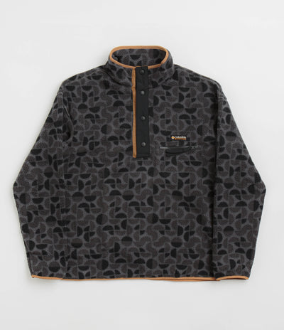 Columbia Helvetia II Printed Half Snap Fleece - Black Retroscape