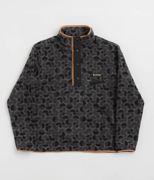 Columbia Helvetia II Printed Half Snap Fleece - Black Retroscape