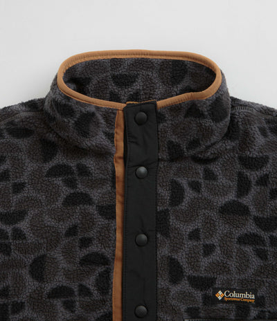 Columbia Helvetia II Printed Half Snap Fleece - Black Retroscape