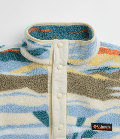 Columbia Helvetia II Printed Half Snap Fleece - Chalk Rogue Valley