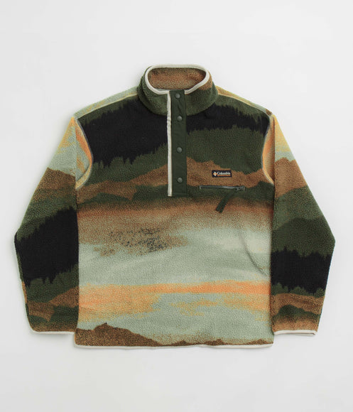 Columbia Helvetia II Printed Half Snap Fleece - Greenscape Dolomites