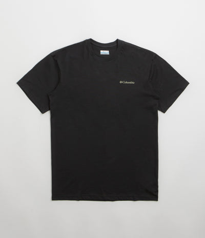 Columbia North Cascades T-Shirt - Black / Pasteled Framed