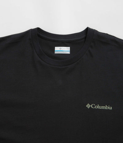 Columbia North Cascades T-Shirt - Black / Pasteled Framed