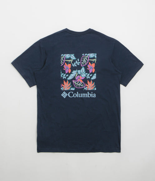 Columbia North Cascades T-Shirt - Collegiate Navy / Pasteled Framed