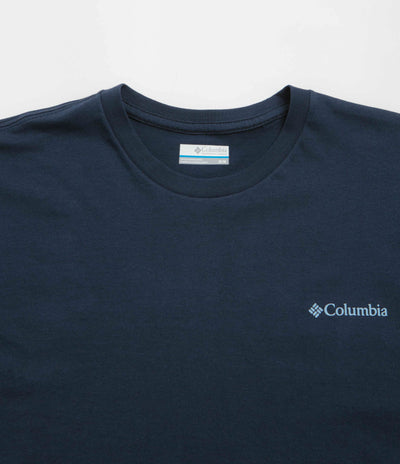 Columbia North Cascades T-Shirt - Collegiate Navy / Pasteled Framed