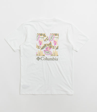 Columbia North Cascades T-Shirt - White / Pasteled Framed