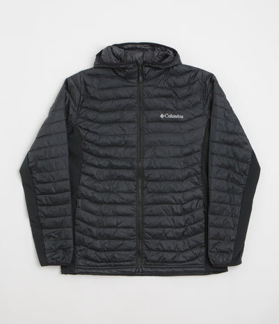 Columbia Powder Pass Hybrid Hooded Jacket - Black