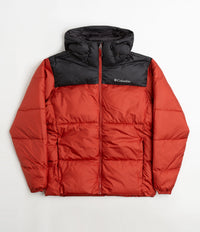 Columbia Puffect Hooded Jacket - Warp Red / Shark