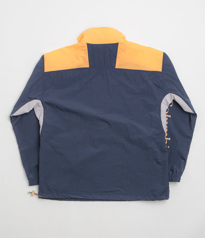 Columbia Riptide II Retro Windbreaker Anorak - Nocturnal / Summer Orange