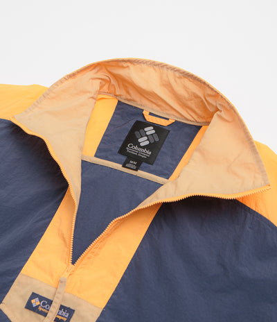 Columbia Riptide II Retro Windbreaker Anorak - Nocturnal / Summer Orange