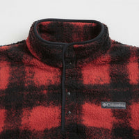 Columbia Rugged Ridge Half Snap Fleece - Sail Red Omblur thumbnail