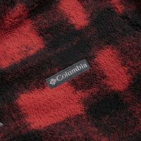 Columbia Rugged Ridge Half Snap Fleece - Sail Red Omblur thumbnail