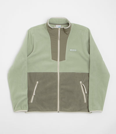 Columbia Sequoia Grove Full Zip Fleece - Safari / Stone Green