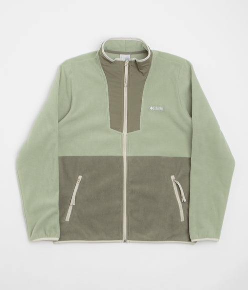 Columbia Sequoia Grove Full Zip Fleece - Safari / Stone Green